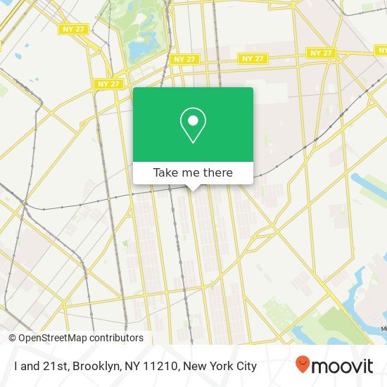 I and 21st, Brooklyn, NY 11210 map