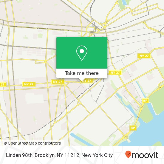 Mapa de Linden 98th, Brooklyn, NY 11212