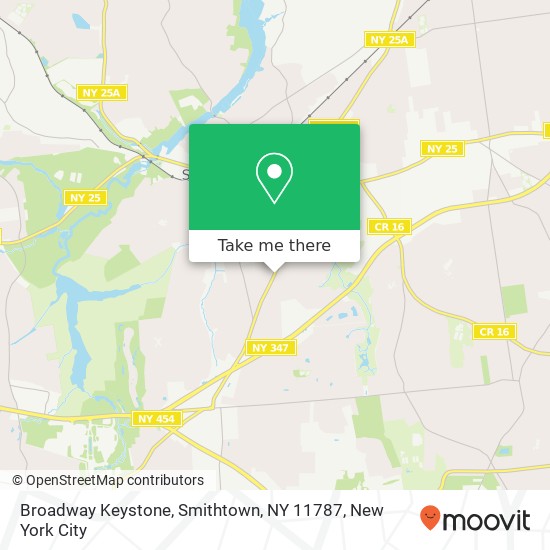 Mapa de Broadway Keystone, Smithtown, NY 11787