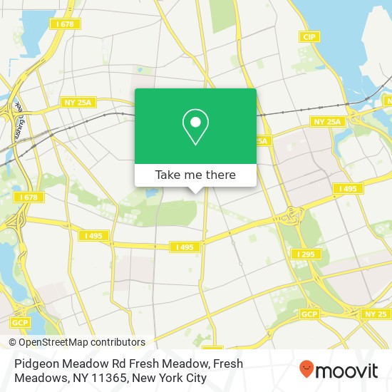 Pidgeon Meadow Rd Fresh Meadow, Fresh Meadows, NY 11365 map