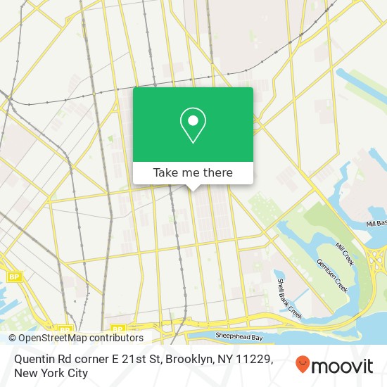 Quentin Rd corner E 21st St, Brooklyn, NY 11229 map