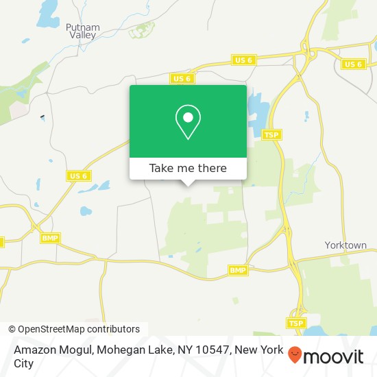 Amazon Mogul, Mohegan Lake, NY 10547 map