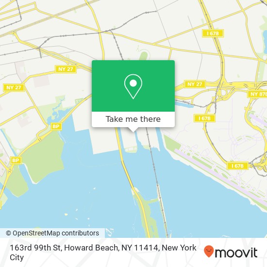 Mapa de 163rd 99th St, Howard Beach, NY 11414