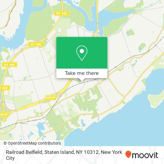 Mapa de Railroad Belfield, Staten Island, NY 10312