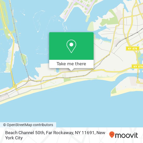 Mapa de Beach Channel 50th, Far Rockaway, NY 11691