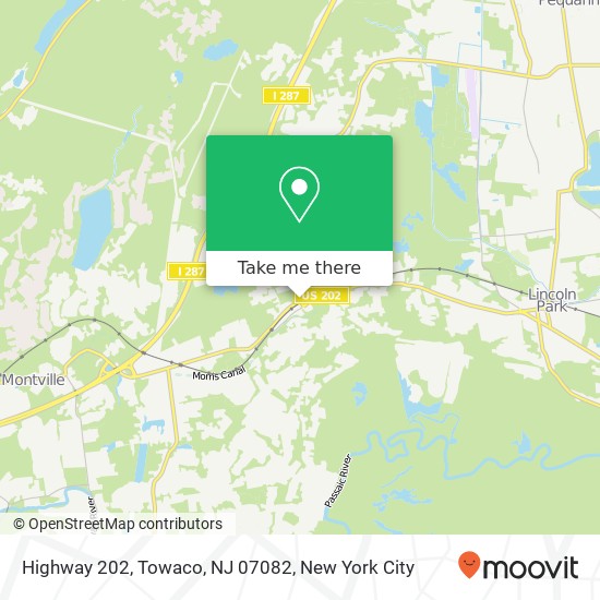 Highway 202, Towaco, NJ 07082 map