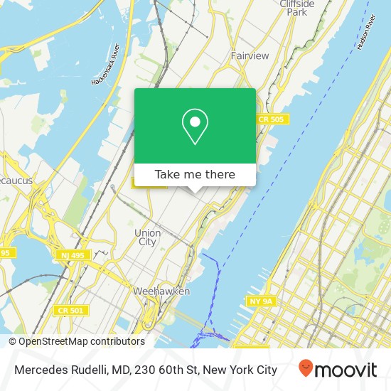 Mapa de Mercedes Rudelli, MD, 230 60th St