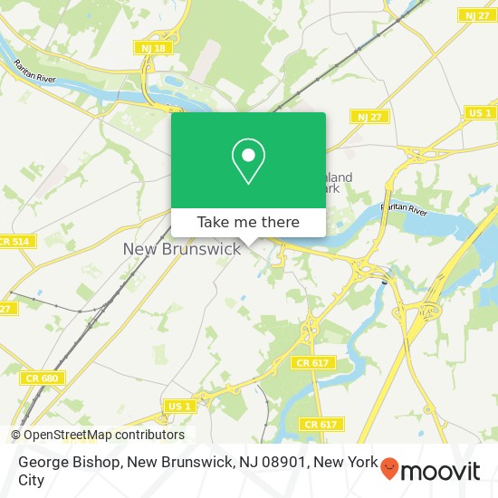 George Bishop, New Brunswick, NJ 08901 map