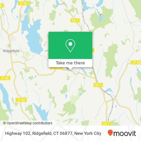 Highway 102, Ridgefield, CT 06877 map