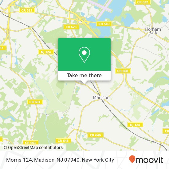 Morris 124, Madison, NJ 07940 map