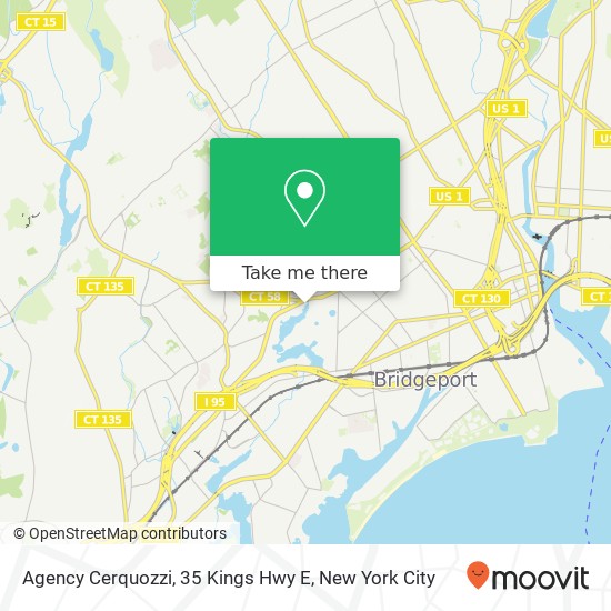 Mapa de Agency Cerquozzi, 35 Kings Hwy E