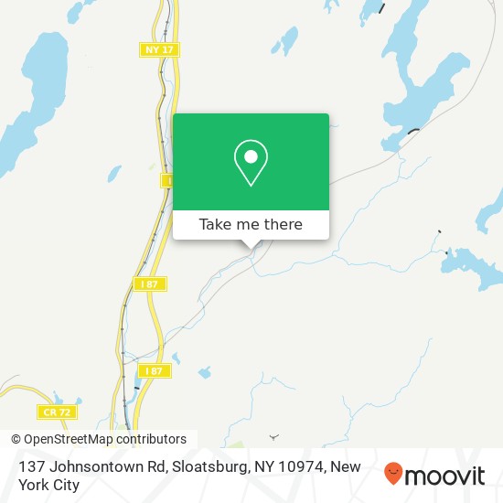 137 Johnsontown Rd, Sloatsburg, NY 10974 map