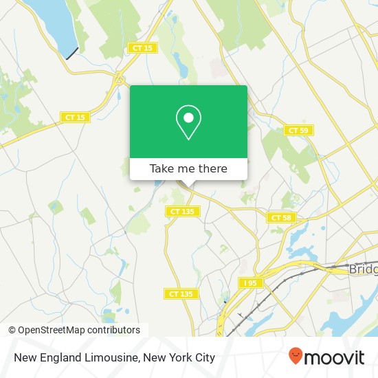 Mapa de New England Limousine