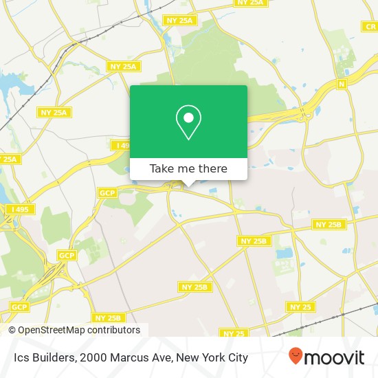 Mapa de Ics Builders, 2000 Marcus Ave