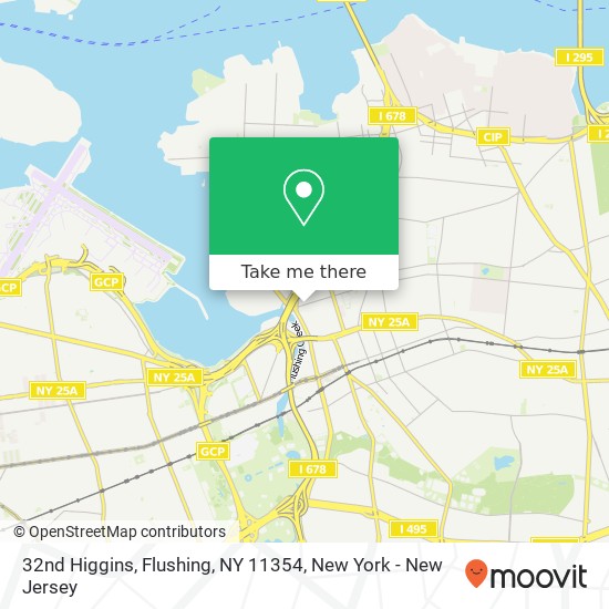 Mapa de 32nd Higgins, Flushing, NY 11354