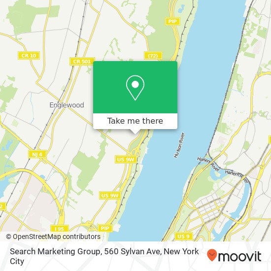 Mapa de Search Marketing Group, 560 Sylvan Ave