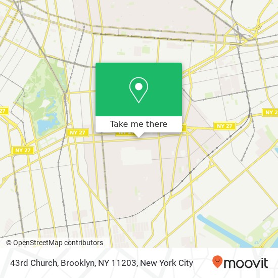 43rd Church, Brooklyn, NY 11203 map