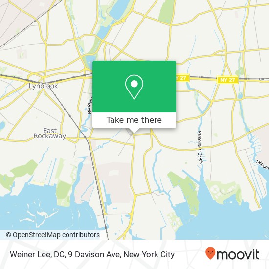 Mapa de Weiner Lee, DC, 9 Davison Ave