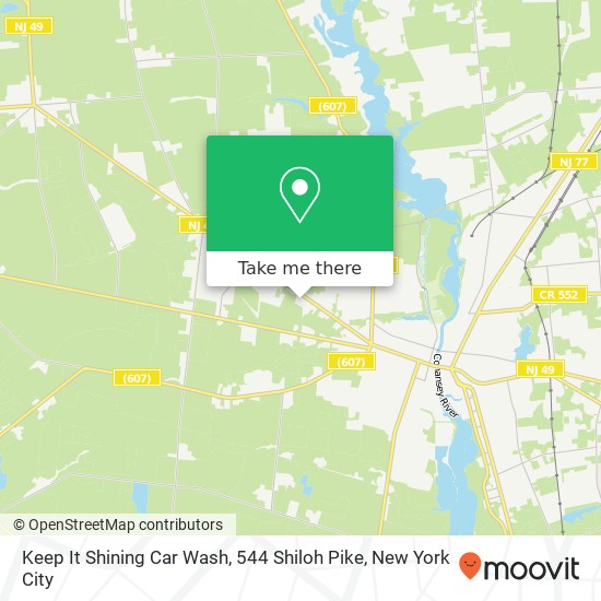 Mapa de Keep It Shining Car Wash, 544 Shiloh Pike