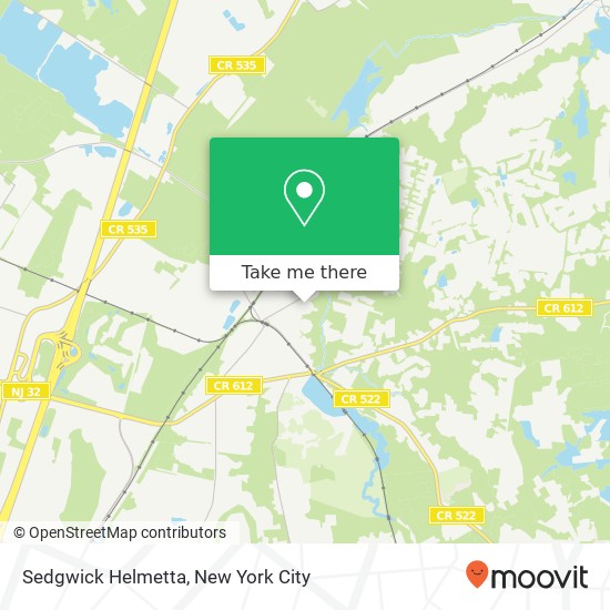 Sedgwick Helmetta, Jamesburg, NJ 08831 map