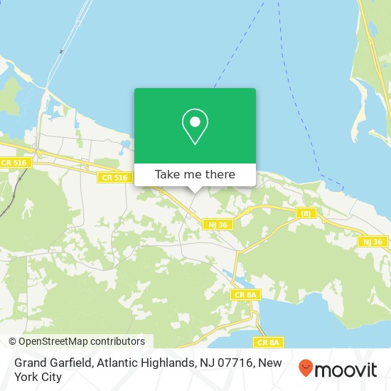 Grand Garfield, Atlantic Highlands, NJ 07716 map