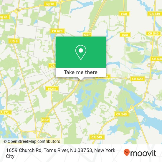1659 Church Rd, Toms River, NJ 08753 map