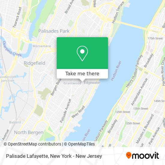 Mapa de Palisade Lafayette