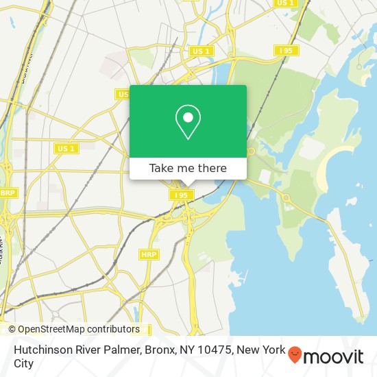 Hutchinson River Palmer, Bronx, NY 10475 map