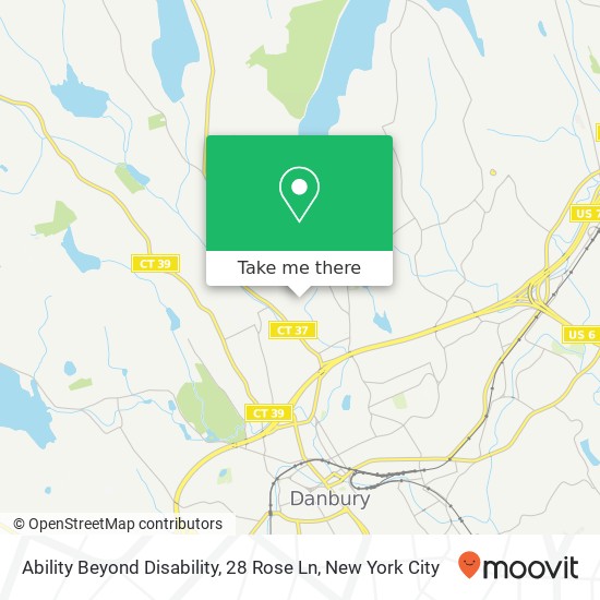 Mapa de Ability Beyond Disability, 28 Rose Ln