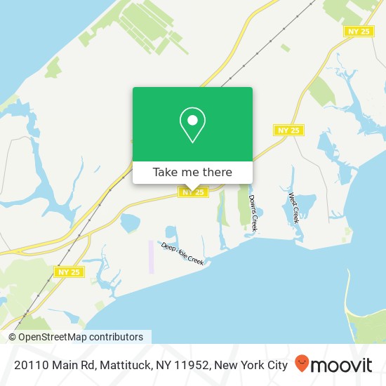 Mapa de 20110 Main Rd, Mattituck, NY 11952