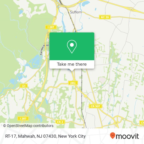 RT-17, Mahwah, NJ 07430 map