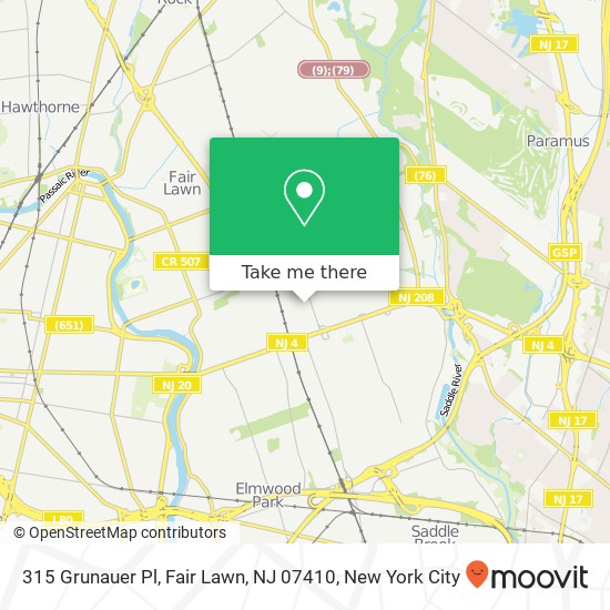 315 Grunauer Pl, Fair Lawn, NJ 07410 map