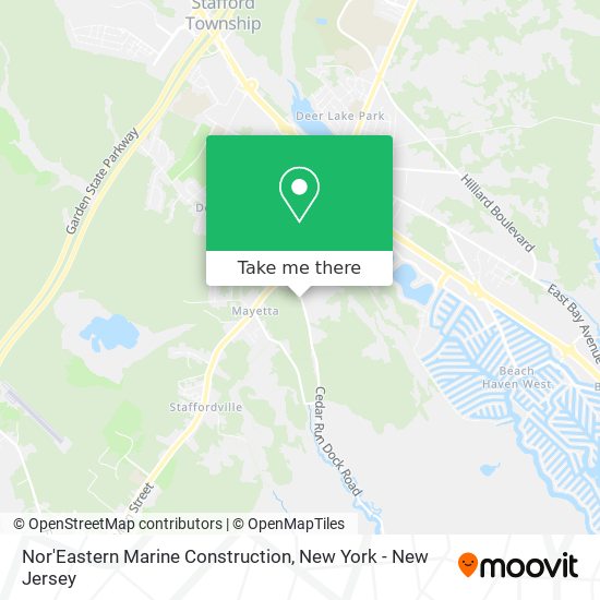 Nor'Eastern Marine Construction map