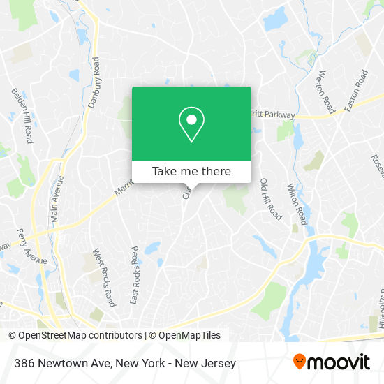 Mapa de 386 Newtown Ave
