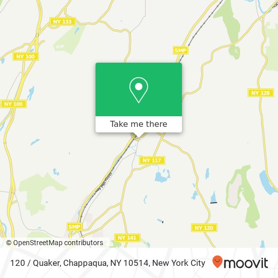 Mapa de 120 / Quaker, Chappaqua, NY 10514