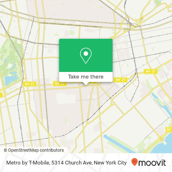 Metro by T-Mobile, 5314 Church Ave map