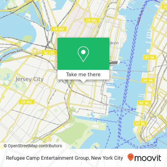 Mapa de Refugee Camp Entertainment Group