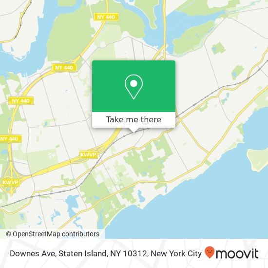 Mapa de Downes Ave, Staten Island, NY 10312