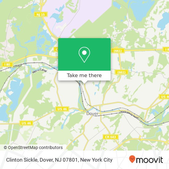 Clinton Sickle, Dover, NJ 07801 map