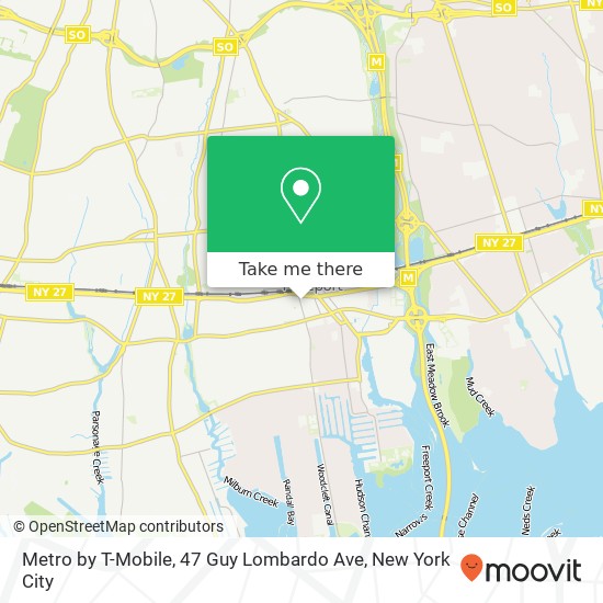 Metro by T-Mobile, 47 Guy Lombardo Ave map