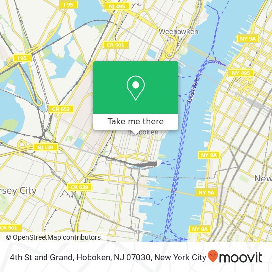 4th St and Grand, Hoboken, NJ 07030 map