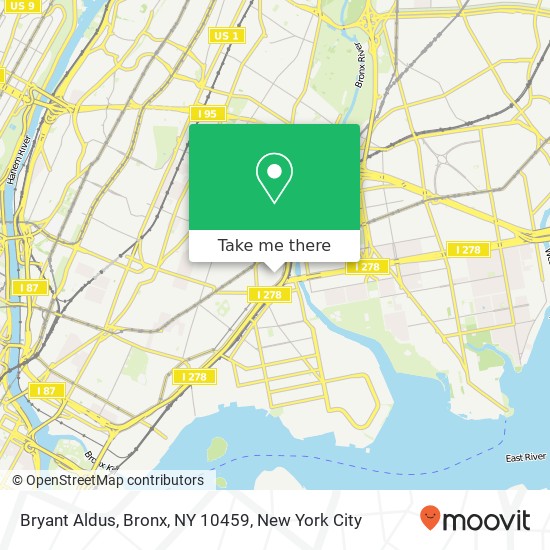 Bryant Aldus, Bronx, NY 10459 map