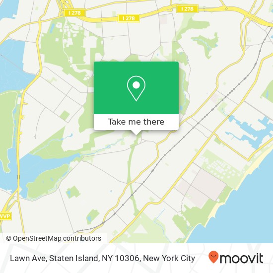 Lawn Ave, Staten Island, NY 10306 map