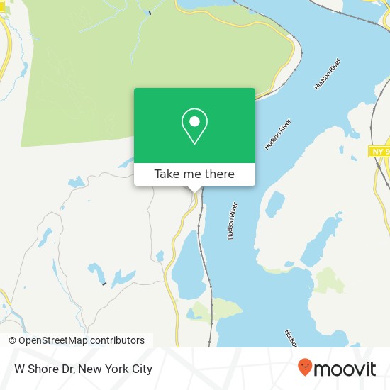 Mapa de W Shore Dr, Tomkins Cove, NY 10986