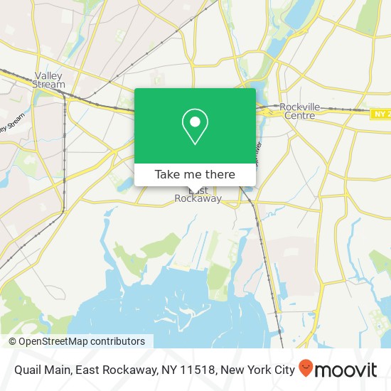 Mapa de Quail Main, East Rockaway, NY 11518