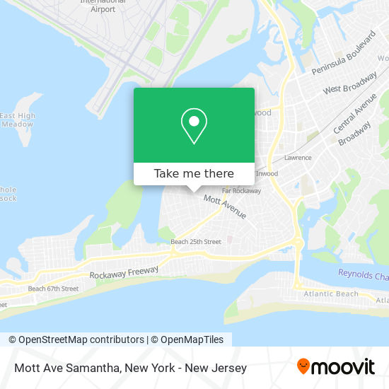 Mapa de Mott Ave Samantha