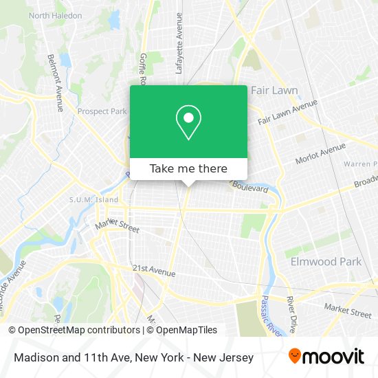 Mapa de Madison and 11th Ave