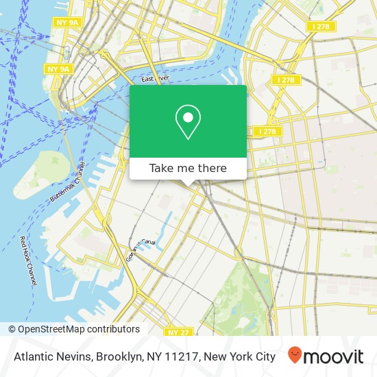 Atlantic Nevins, Brooklyn, NY 11217 map