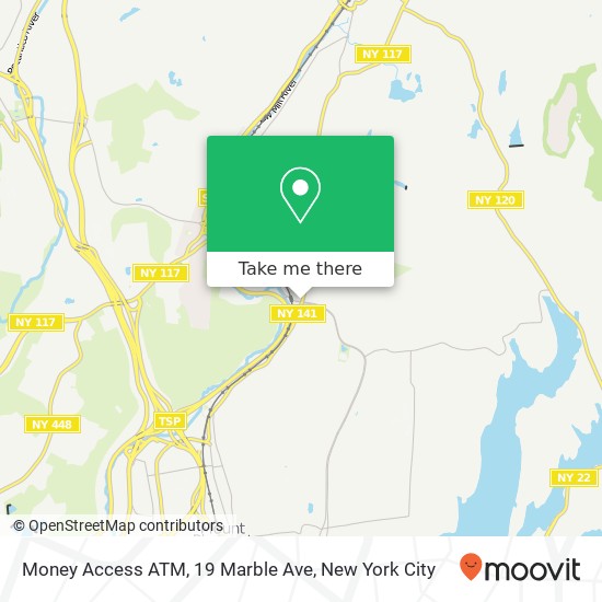 Mapa de Money Access ATM, 19 Marble Ave