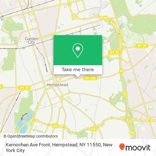 Kernochan Ave Front, Hempstead, NY 11550 map